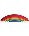 Grimm's Wooden Toy Rainbow Bridge - 6 colourful roads for little cars! Montessori Toys