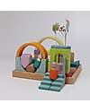 Grimm's World Construction Play Set - World of Clouds - Pastel Wooden Blocks and Construction Sets