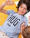 Growing Together Hug Me T-Shirt - Light Blue - Organic Cotton and Natural Colors T-shirts