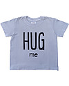 Growing Together Hug Me T-Shirt - Light Blue - Organic Cotton and Natural Colors T-shirts