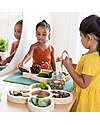 Guide Craft Loose Parts Organic Wooden Trays - Earth Tones - Classify and Sort Objects Sensory Games_