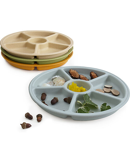 Guide Craft Loose Parts Sorting Trays - Earth Tones - Classify and Sort Objects Sensory Games_