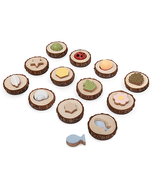 Guide Craft Nature Feel and Find Game - 24 Pieces - Nature and Its Shapes Sensory Games_