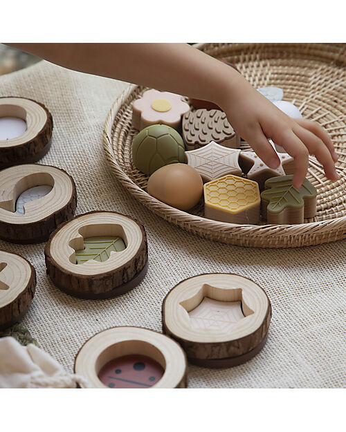 Guide Craft Nature Feel and Find Game - 24 Pieces - Nature and Its Shapes Sensory Games_