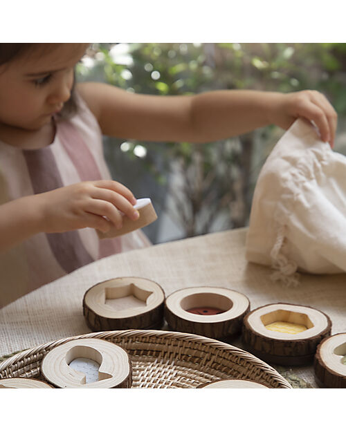 Guide Craft Nature Feel and Find Game - 24 Pieces - Nature and Its Shapes Sensory Games_