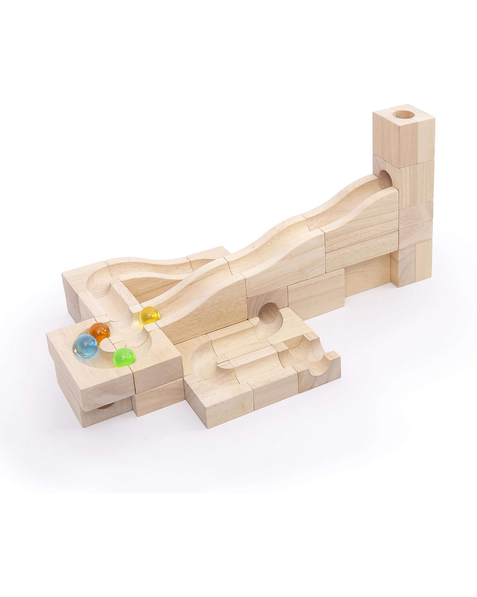 Block deals marble run