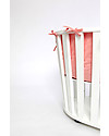 Guum Barcelona Bumper Plus for Miniguum Crib, Pink Bumpers