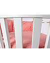 Guum Barcelona Bumper Plus for Miniguum Crib, Pink Bumpers