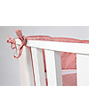Guum Barcelona Bumper Plus for Miniguum Crib, Pink Bumpers