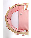 Guum Barcelona Bumper Plus for Miniguum Crib, Pink Bumpers