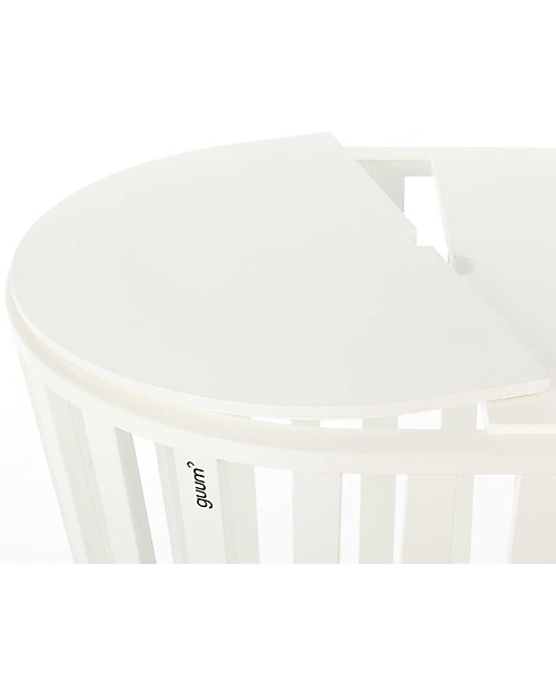 Guum Barcelona Coverguum, White - Lid to covert Miniguum crib in coffee table or toy box Cribs & Moses Baskets