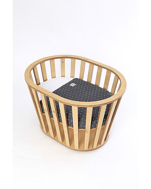 Guum Barcelona Fitted sleeping bag Plus for Miniguum Crib, Grey - It perfectly fits the crib! Sleeping Bags