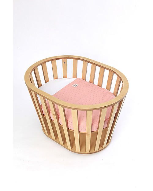 Guum Barcelona Fitted sleeping bag Plus for Miniguum Crib, Pink - It perfectly fits the crib! Sleeping Bags