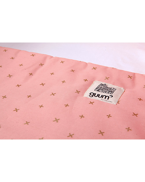 Guum Barcelona Fitted sleeping bag Plus for Miniguum Crib, Pink - It perfectly fits the crib! Sleeping Bags