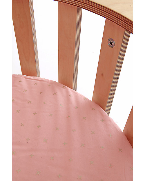 Guum Barcelona Fitted sleeping bag Plus for Miniguum Crib, Pink - It perfectly fits the crib! Sleeping Bags
