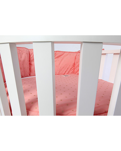 Guum Barcelona Fitted sleeping bag Plus for Miniguum Crib, Pink - It perfectly fits the crib! Sleeping Bags