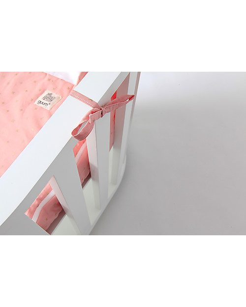 Guum Barcelona Fitted sleeping bag Plus for Miniguum Crib, Pink - It perfectly fits the crib! Sleeping Bags