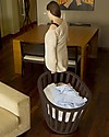 Guum Barcelona Miniguum, Transformable Wooden Crib, Chocolate - Becomes a playpen or table! Cribs & Moses Baskets