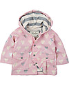 Hatley Baby Lined Raincoat, Metallic Hearts - PVC free! Waterproof