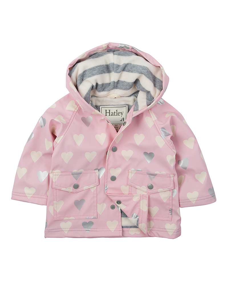 hatley heart raincoat