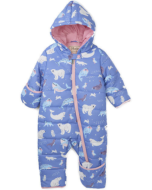 Hatley Baby Winter Bundler All in One with Hood, Polar Scene Snowsuits