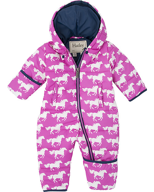 Hatley Baby’s Winter Puffer All-in-one Fairy Tale Horses (the perfect winter pramsuit!) Snowsuits