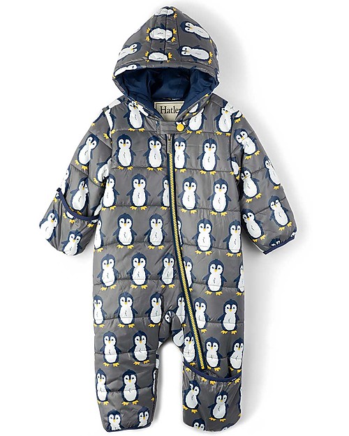 Hatley Baby s Winter Puffer All in one Penguins the perfect winter pramsuit unisex bambini