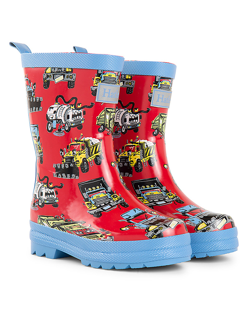 Hatley Boy Rain Boots, Monster Truck unisex (bambini)