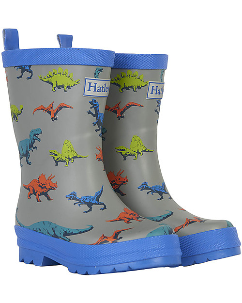 Hatley Boys Matte Rain Boots, Wild Dinos Wellies