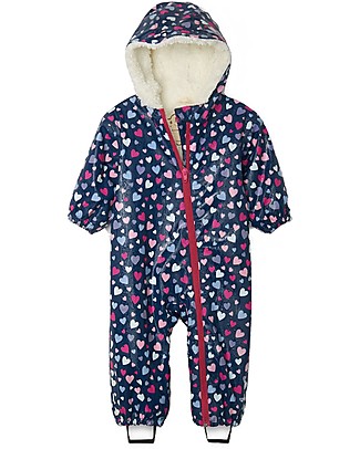 Hatley Colour Changing Baby Bundler All in One with Hood - Confetti Hearts Snowsuits