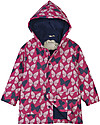 Hatley Colour Changing Raincoat, Butterflies - Hooded, Lined and PVC-free Waterproof