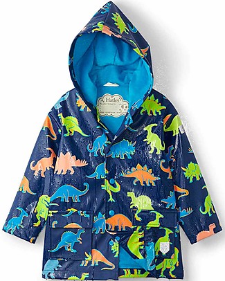 Hatley Colour Changing Raincoat - Dinosaurs - Change Color in the Rain! Jackets