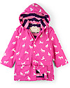 Hatley Colour Changing Raincoat, Unicorn - Hooded, lined and PVC-free Coats