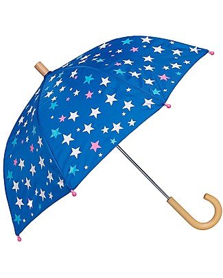 Hatley Colour Changing Umbrella - Galactic Stars - Change Color in the Rain! Umbrellas
