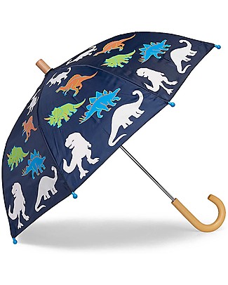 Hatley Colour Changing Umbrella - Linework Dinos - Change Color in the Rain! Umbrellas