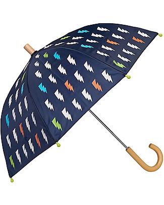 Hatley Colour Changing Umbrella - Thunderbolts Colour - Change Color in the Rain! Umbrellas