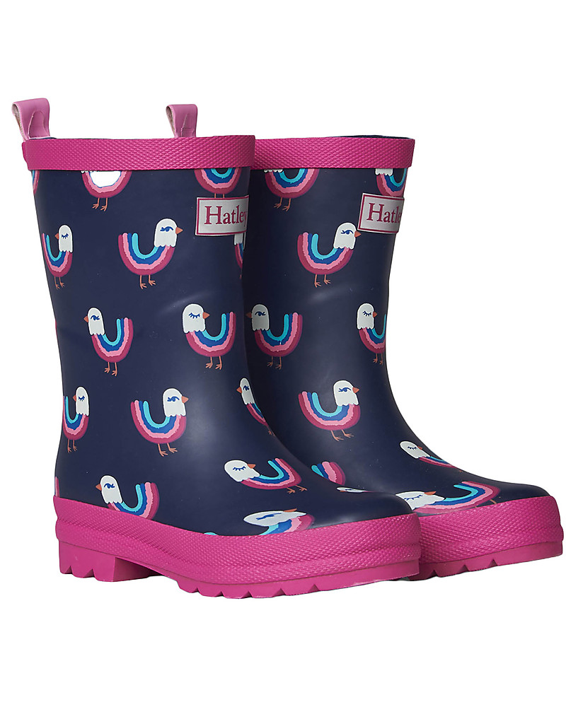 Rain Boots Hatley Girls Rubber Boots Girls Size 10 Singing Birds Schoenen Meisjesschoenen Laarzen 
