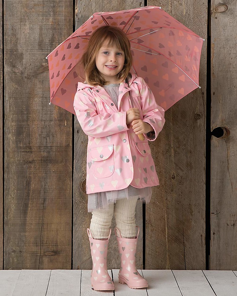 hatley pink raincoat