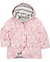 Hatley Lined Raincoat, Metallic Hearts - PVC free! Waterproof