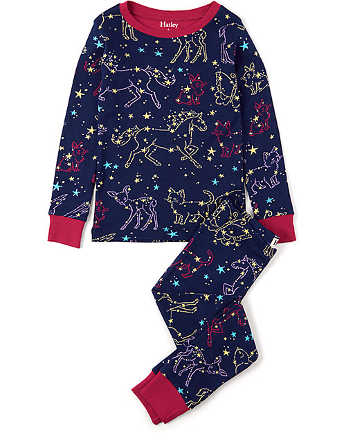 Hatley Long Sleeve Pyjama Set, Celestial Night - 100% Organic cotton Pyjamas