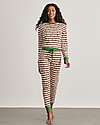 Hatley Long Sleeves Woman Pajamas Set - Silhouette Pines - 100% Organic Cotton - Matchy Matchy Pajamas Pyjamas