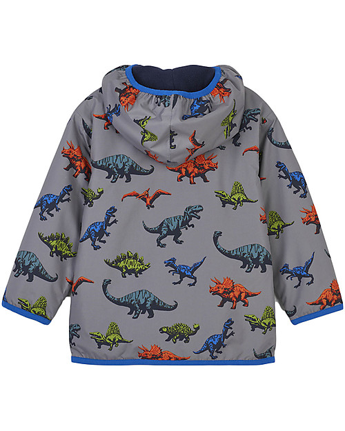 Hatley Microfiber Rain Jacket, Wild Dinos - Seam sealed, Fully lined and PVC-free Waterproof