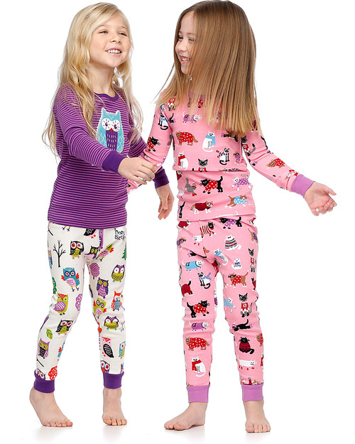 Hatley PJ Set Party Owls “Night Owl” applique 100% cotton Pyjamas