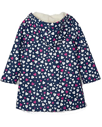 Hatley Sherpa Lined Colour Changing Splash Jacket - Confetti Hearts Jackets