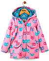 Hatley Silly Kitties Girls Raincoat - Hooded, lined and PVC-free Coats