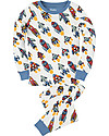 Hatley Slim Line Pj Set - Retro Rockets Pyjamas