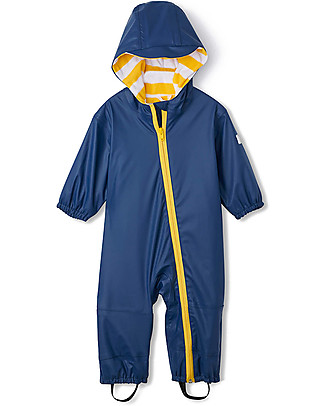 Hatley Terry Lined Baby Bundler - Navy Rompers