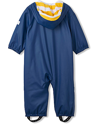 Hatley Terry Lined Baby Bundler - Navy Rompers