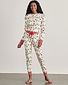 Hatley Women's Long Sleeves Pajamas - Christmas Lights - 100% Organic Cotton - Glows in the Dark! Pyjamas
