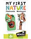 Headu Flashcards My First Nature Montessori - Naturalist Intelligence - 12 Cards Board Games